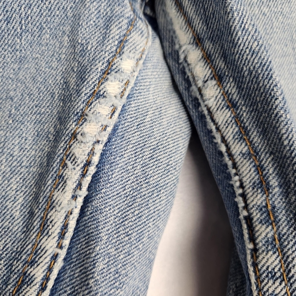 Levis Jeans Womens Size 26 Flare Leg Orange Tab Light Wash Blue Denim Pants - Picture 10 of 15